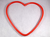 心型塑胶红圈(长约17.5cm宽约18.5cm)-2入
