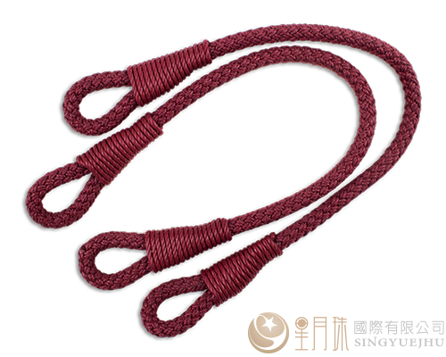 44cm±2cm腊绳手把-暗红色(硬)