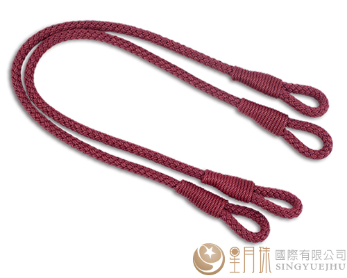 57±2cm腊绳手把-深桃红色(硬)