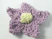 毛线编织花A-紫-3入