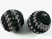 毛线球-21mm-黑+灰-2入