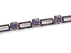 水钻爪链-3mm-浅紫