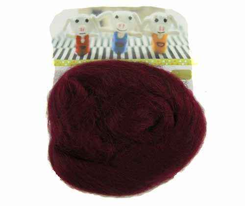 美丽诺羊毛毡-R7912-暗红色