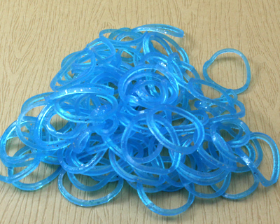 果冻色皮筋橡圈组-果冻蓝(200克)