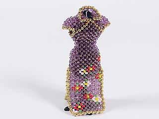 串珠材料包1361雍容华贵-长旗袍-11/0日本玻璃珠