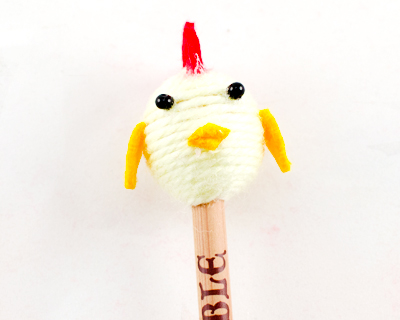 DIY木珠铅笔材料包-小鸡