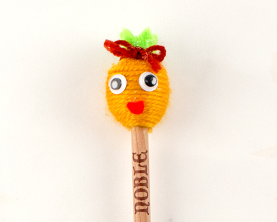 DIY木珠铅笔材料包-胡萝卜
