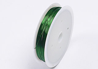 铜线-0.5mm-绿色-约28尺