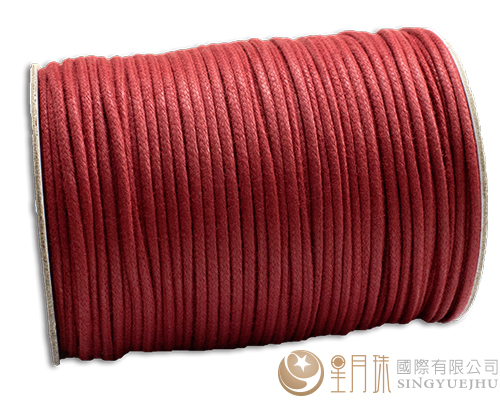 仿皮绳2.5mm-红