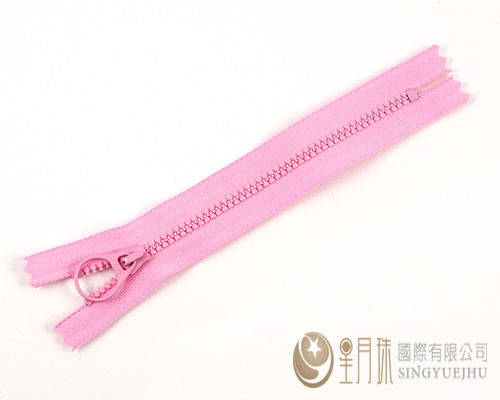 塑钢拉鍊-18cm-粉红色