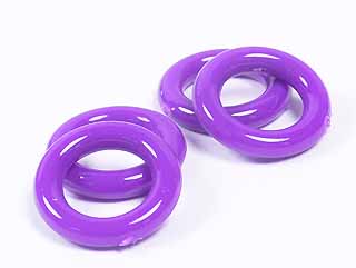 塑胶圈(小)-紫色-10入