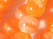 捷克圓珠4mm(條)-橘(剩下17條)