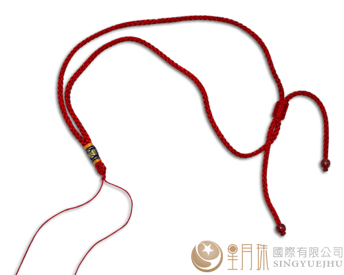 曼波線可調式中國結項鍊-紅色700-1入