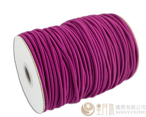 3mm鬆緊線-紫紅(10尺)