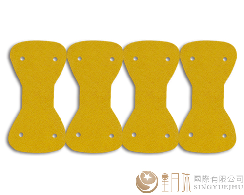 合成皮缝片-8*3.5cm-黄色8-4入