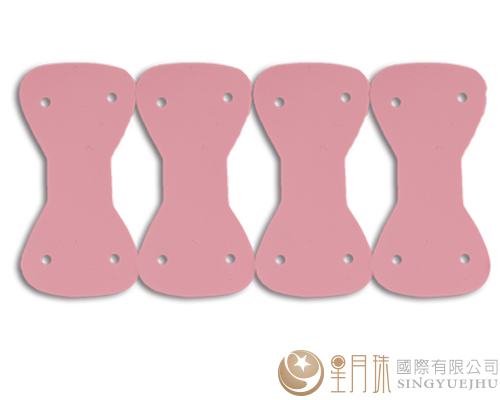 合成皮缝片-8*3.5cm-粉红7-4入
