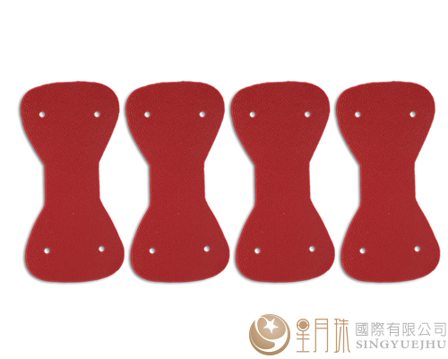 合成皮缝片-8*3.5cm-红5-4入
