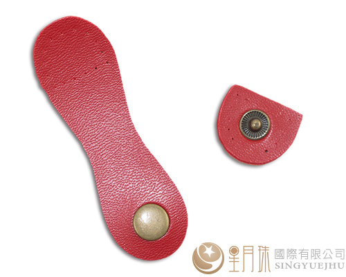 合成皮製-皮包扣-9*2.5cm-紅色5