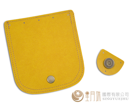合成皮製-皮包扣-12*13cm-黃色8