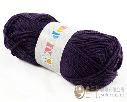 米朵毛線-14深紫