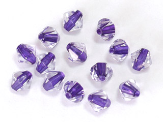 5mm角染珠(紫)