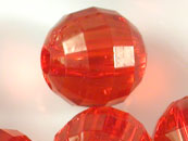 10m压克力地球珠-132红-半两装