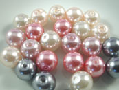 玻璃珍珠(100入)8mm-混色