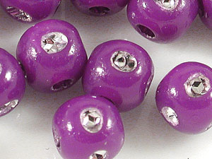 4鑽圓珠-紫色-半磅裝