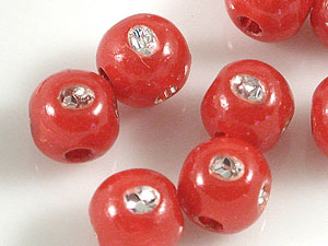 4鑽圓珠-紅色-半磅裝