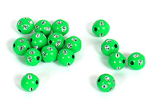 八鑽圓珠-綠色