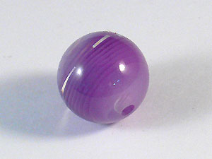 樹酯珠17mm-紫色-10顆裝