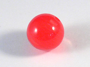 樹酯珠17mm-紅色-10顆裝