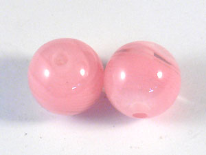 樹酯珠14mm-淺粉紅色-10顆裝