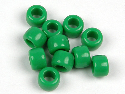 中國珠(平口珠)8mm-綠色-半兩