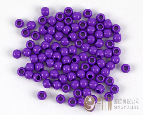 大孔珠8mm-紫色-半两