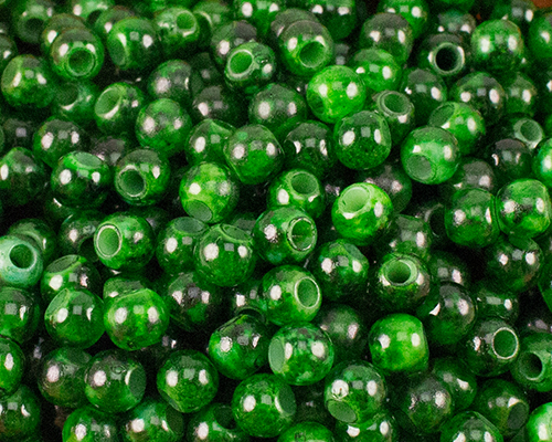 水染珠-6mm-深綠