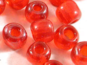 3mm玻璃珠-亮彩紅