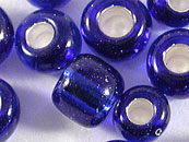 1.5mm玻璃珠(1兩裝)-寶藍灌銀