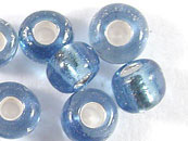 1.5mm玻璃珠(1兩裝)-淺藍灌銀