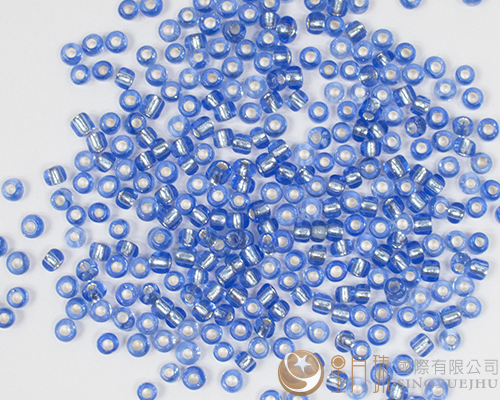 玻璃珠(灌银)-4mm-浅蓝