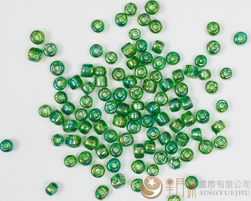 玻璃珠(五彩)-3mm-綠