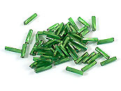 9mm螺旋玻璃管珠-绿(1两装)
