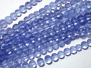 玻璃圆珠4mm-浅蓝