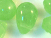 玻璃水滴珠-霧綠-5入(剩下3份)