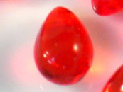 玻璃水滴珠-红-5入(剩下3份)