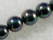 A級貝殼珍珠-4mm黑彩