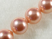 A級貝殼珍珠-6mm深粉彩