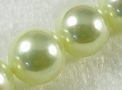 A級貝殼珍珠-10mm黃彩