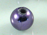 圓珠-電鍍-紫-6mm