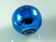 圓珠-電鍍-藍-8mm